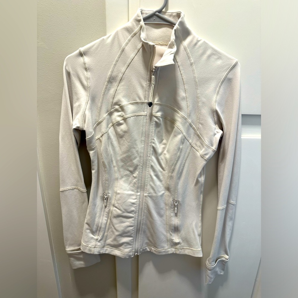 lululemon define jacket size 6 cream